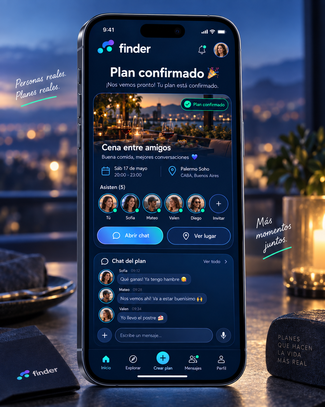 Pantalla principal de Finder
